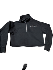 Cropped quarter zip