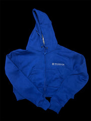 Cropped zip up hoody