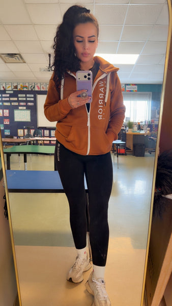 Warrior zip up hoody